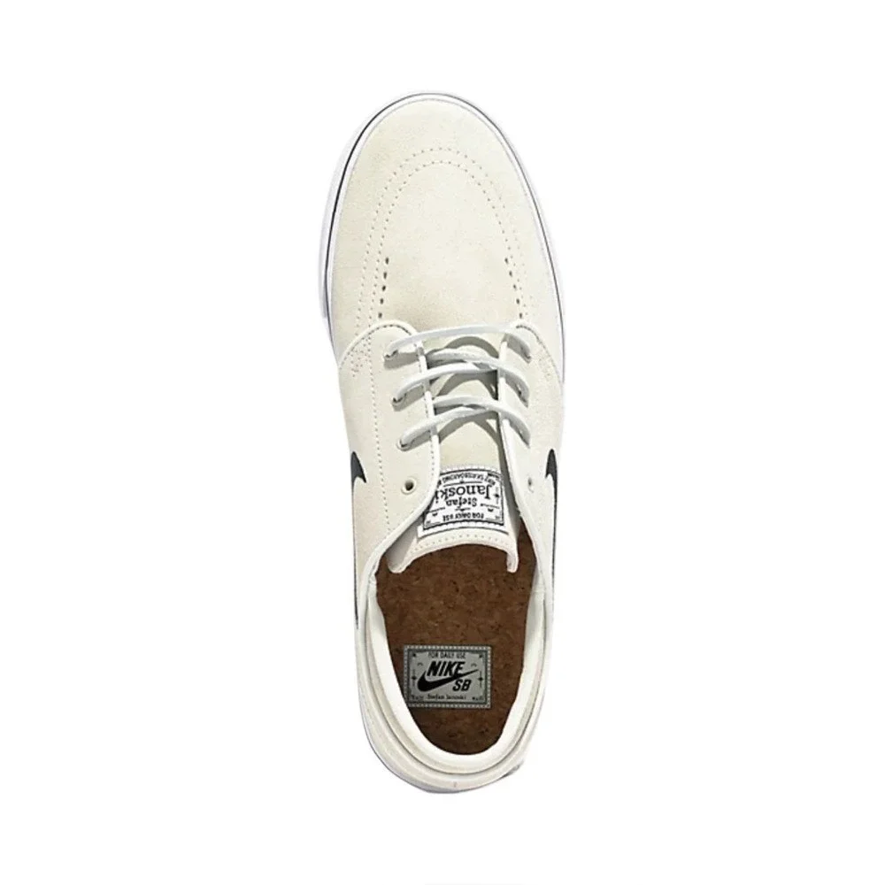 Nike SB Stefan‎ Janoski OG+ Mens US6 Alabaster Black Suede Skate Shoes